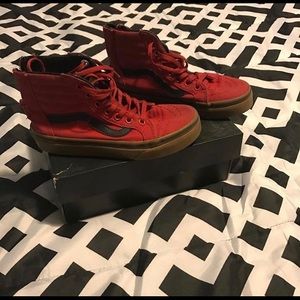 RED & BLACK VANS
